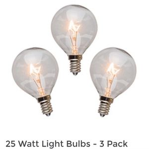 Scentsy 25-watt 3 pack bulbs